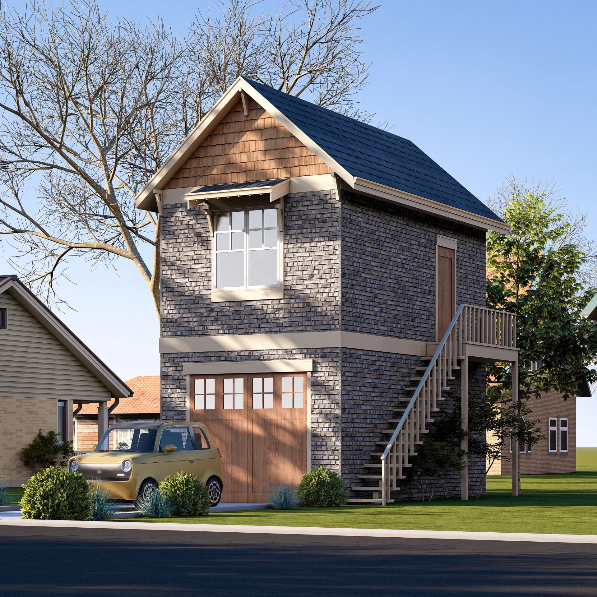 STUDIO APARTMENT ELEVATION