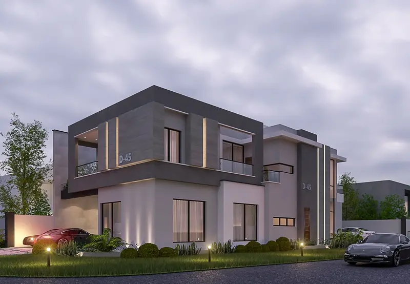 1 KANAL EXTERIOR DESIGN FAZAIYA HOUSING SCHEME LAHORE