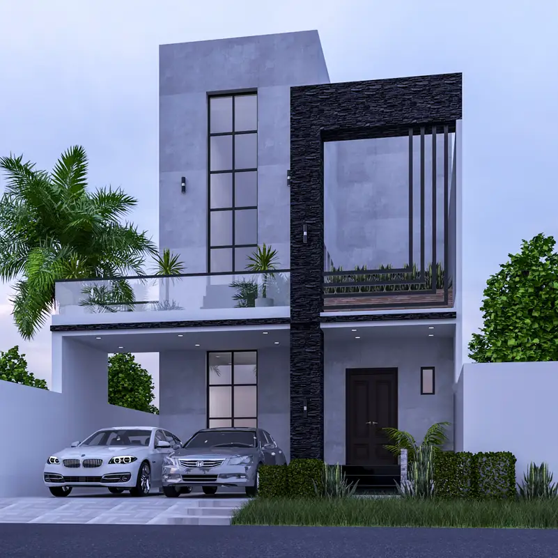 12 MARLA FRONT ELEVATION DESIGN