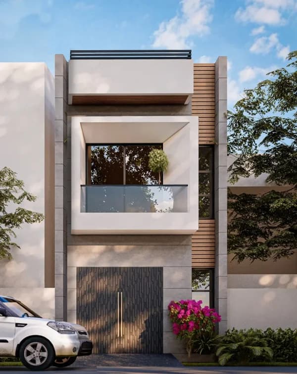 3 MARLA FRONT ELEVATION LAHORE